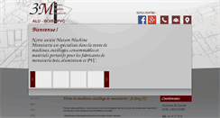 Desktop Screenshot of 3m-machinesmenuiserie.fr