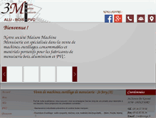 Tablet Screenshot of 3m-machinesmenuiserie.fr